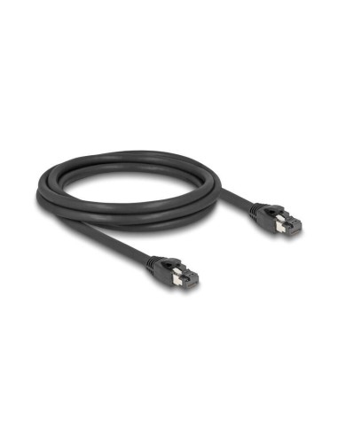 Delock Cable De Red Rj45 Cat.8.1 S/ftp 2 M Bis 40 Gbps Negro