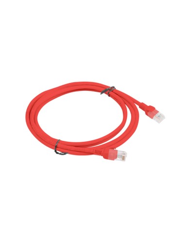 Lanberg Cable De Red Pcu6-10cc-0200-r , Rj45 , Utp , Cat 6 , 2m , Rojo