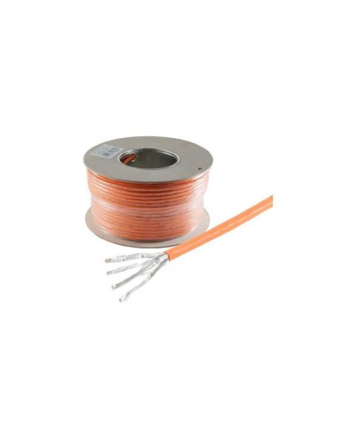 Helos Cable De Red Duplex, Cat 7, S/ftp, Pimf, Lszh, Naranja, 100m