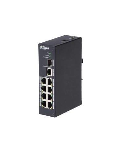 Switch Dahua Pfs3110-8t (1x 10/100/1000mbps, 8x 10/100mbps)