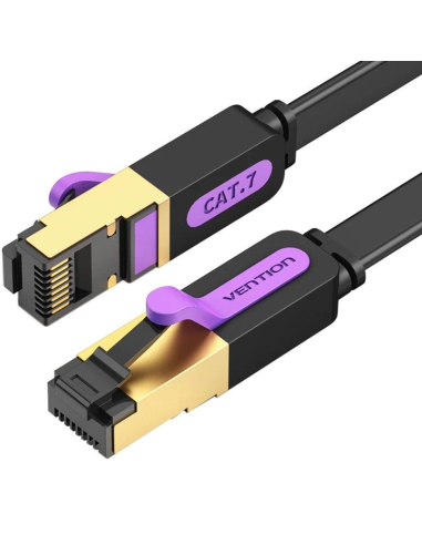 Cable De Red Rj45 Sftp Vention Icdbg Cat7 1.5m Negro