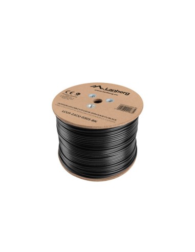 Lanberg Cable De Red Exterior Lcu5-21cu-0305-bk U/utp 305m Cat5e Negro