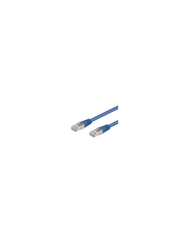 Goobay 68053 Cable De Red Azul 0,5 M Cat5e Sf/utp (s-ftp)