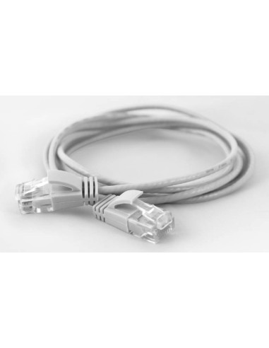 Wantecwire Utp, Cable Extra Fino Cat6a, D   2,8 Mm, Blanco, Longitud 20,00 M