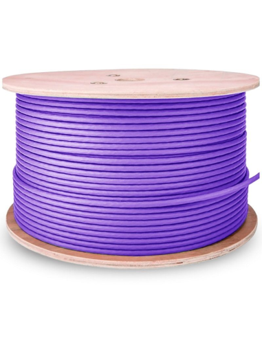 Aisens Bobina Cable Rj45 Lszh Cat.6 Utp Rigido Awg23 Cca (aleacion) - 305m - Violeta