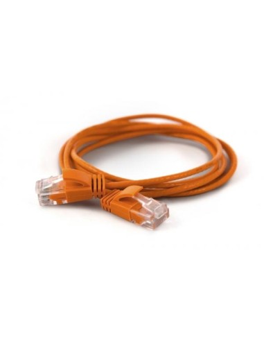 Wantecwire Utp, Cable Extra Fino Cat6a, D   2,8 Mm, Naranja, Longitud 1,50 M