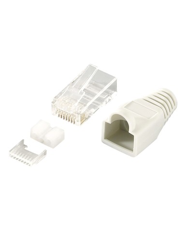 Logilink Mp0021 Conector Rj45 Gris, Transparente