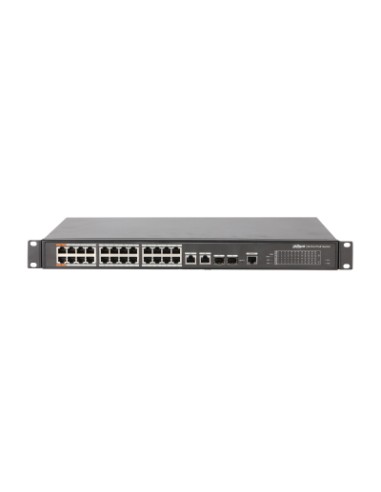 Switch Dahua Pfs4226-24et-360 (24x 10/100mbps, 2x 10/100/1000mbps)