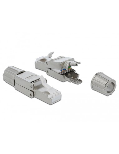 Delock Rj45 Macho Cat.6a Stp Sin Herramientas