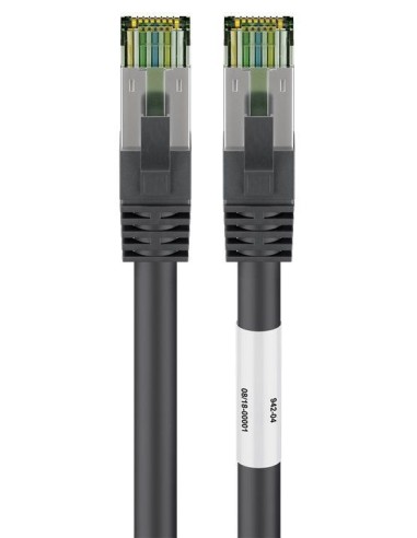 Goobay Cable De Red Cat 8.1, S/ftp (pimf) 0.25m Negro 66719