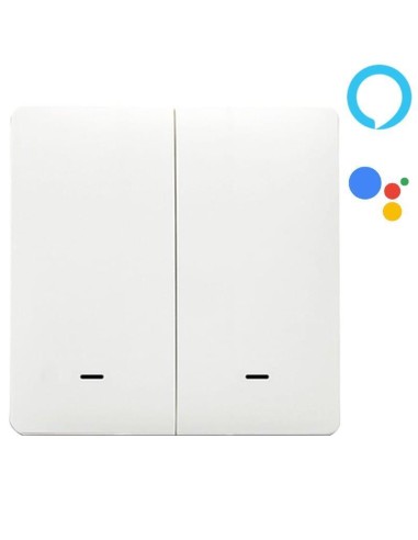 Interruptor Inteligente Zemismart X801 Doble - Google Home / Amazon Alexa