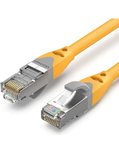 Cable De Red Rj45 Sftp Vention Ibhyi Cat.6a 3m Amarillo