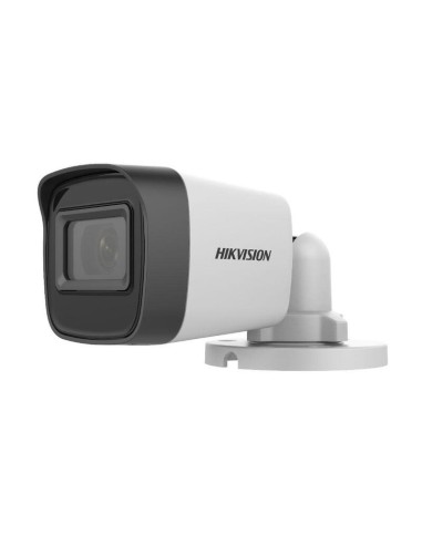 Cámara Bullet 4en1 5mp 2.8mm Ir30 Ip67 Mic Hikvision