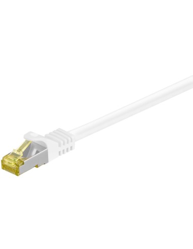 Goobay Cable De Red Rj45  1,0m Blanco    S/ftp M. Cat7 , 2xrj45, Lszh, Cu