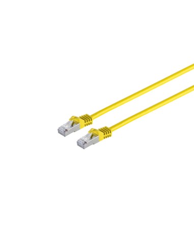 Patchk.cat7/6a S/ftp 0,25m Yellow Rj45 Halogenfrei (lszh)