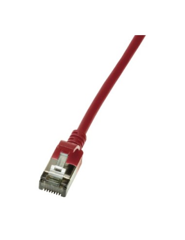 Logilink Slim U/ftp Cable De Red 0,3 M Cat6a U/ftp (stp) Rojo