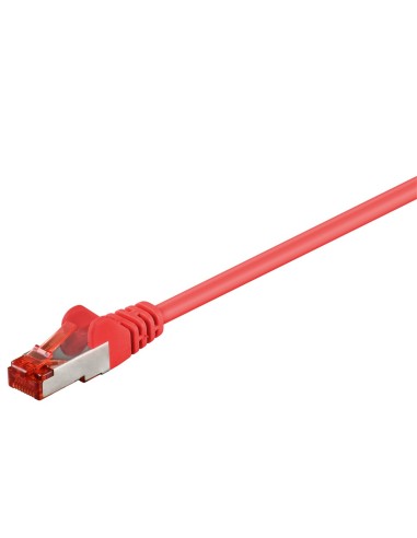 Digitus Cable De Red Cat6  1,0m Rojo S/ftp 2xrj45, Lsoh, Cu