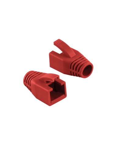 Logilink - Strain Relief Boot 8.0 Mm For Cat.6 Rj45 Plugs, Red