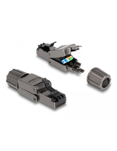 Delock Rj45 Macho Cat.8.1 Stp Sin Herramientas