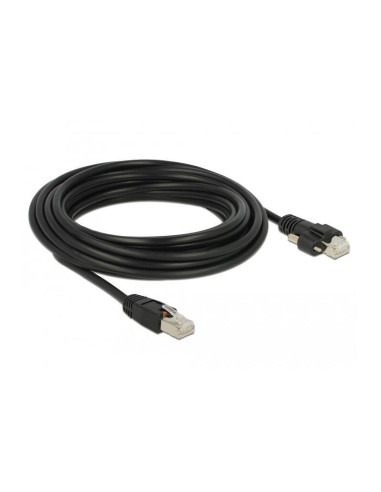 Cable Delock Cat.6 Rj45-m   Rj45-m Con Tornillos Sstp 5.0m