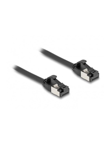 Delock Rj45 Cable Macho A Macho Cat.8.1 Flexibel 0,25 M Negro