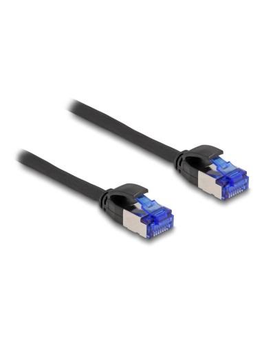 Delock 80227 Cable De Red Rj45 Cat.6a S/ftp Slim 1 M Negro