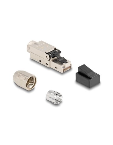 Delock Rj45 Macho Cat.6a Con Prensaestopas