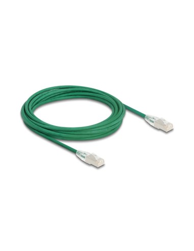 Delock Rj45 Cable De Red Cat.6a Macho A Stecke U/ftp Slim 5 M Verde