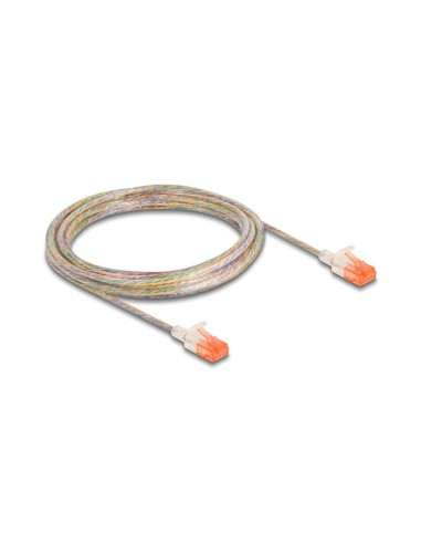 Delock 80356 Rj45 Cable De Red Cat.6a U/utp Slim 5 M Transparente