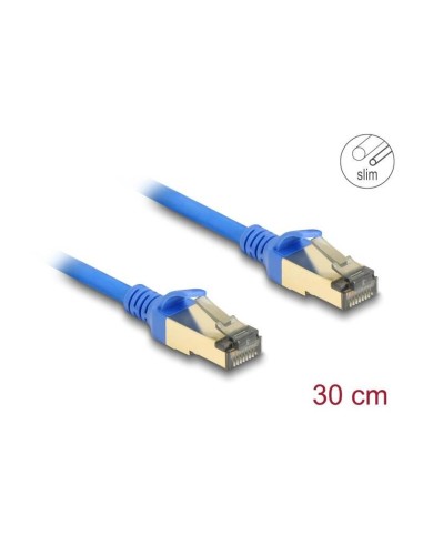 Delock 80331 Rj45 Cable De Red Cat.8.1 F/ftp Slim 0,3 M Aal