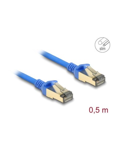 Delock 80332 Rj45 Cable De Red Cat.8.1 F/ftp Slim 0,5 M Aal