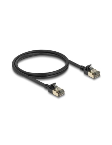 Delock 80339 Rj45 Cable De Red Cat.8.1 F/ftp Slim Pro 1 M Negro