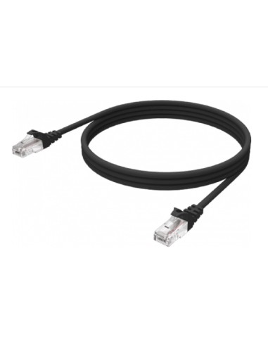 Vision 1m Black Cat6 Utp Cable