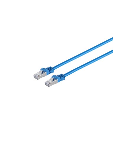 Patchk.cat7/6a S/ftp 1,5m Blue Rj45 Halogenfrei (lszh)