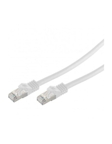 Patchk.cat6a S / Ftp 0,5m Blanco Rj45 Sin Halógenos (lszh)