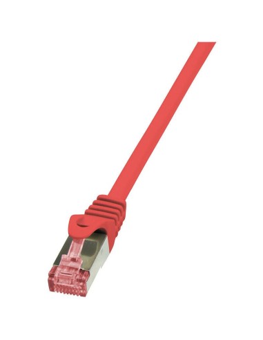 Logilink Cable De Red Cat6 S/ftp Awg27 Pimf Rojo 0,50m