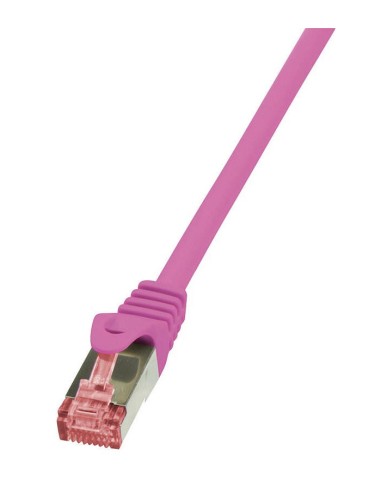 Logilink Cable De Red Cat6 S/ftp Awg27 Pimf Rosa 5,00m