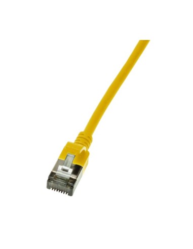 Logilink Slim U/ftp Cable De Red Amarillo 0,3 M Cat6a U/ftp (stp)