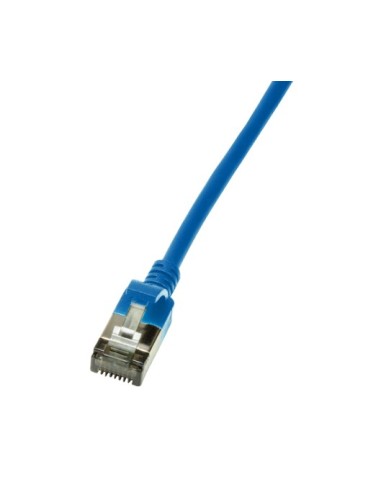 Logilink Cable De Red Cat6a Stp Tpe Slimeline Azul 2,0m