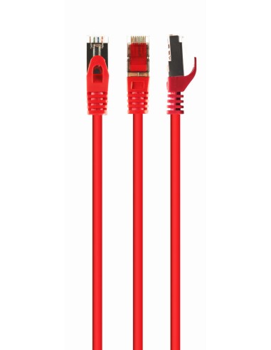 Gembird Pp6a-lszhcu-r-10m Cable De Red Rojo Cat6a S/ftp (s-stp)