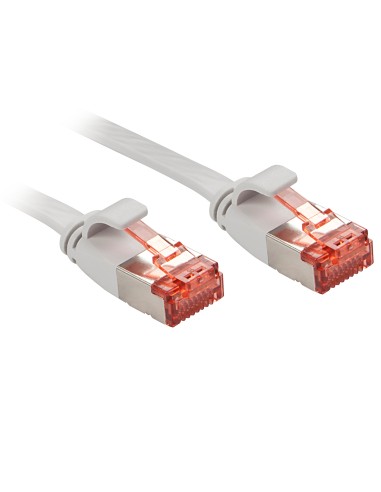 Lindy Cable De Red Cat6 U/ftp Flachband Gris 0.30m