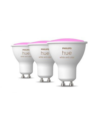 Philips Hue White And Color Ambiance 4.3w 350 Gu10 3ks