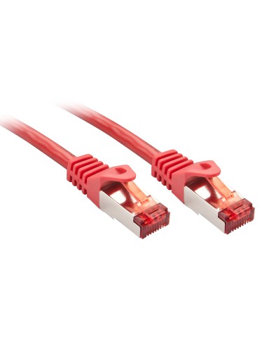 Lindy Cable De Red Cat6 S/ftp Basic Rojo 0.30m