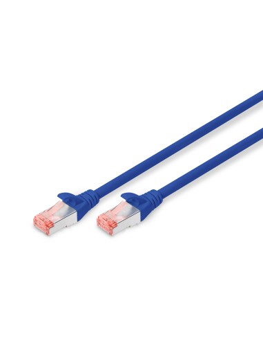 Digitus Cat 6 S-ftp Patch Cable Cu Lszh Awg 27 7 Length 0.25m Color Blue