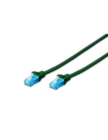 Digitus Cat5e, 1m Cable De Red U/utp (utp) Verde