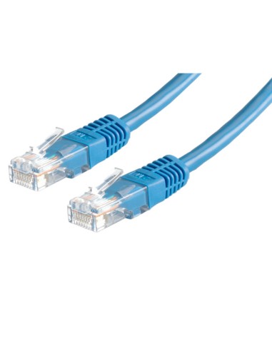 Value Utp Patch Cord Cat.6, Blue 5 M Cable De Red Azul U/utp [utp] (value Cat6 Utp Cca Ethernet Cable Blue 5m)