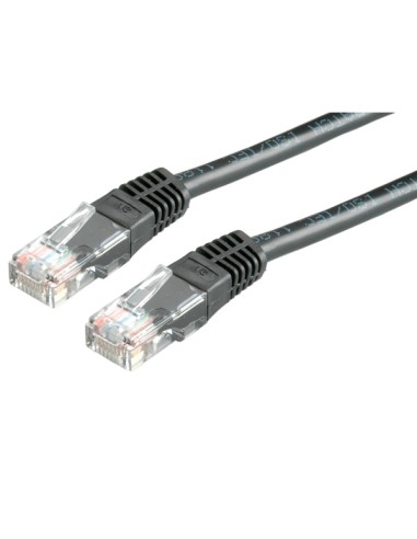 Roline 21.15.0525 Cable De Red Negro 0,5 M Cat5e U/utp [utp] (roline Cat5e Utp Cu Ethernet Cable Black 0.5m)