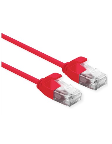 Roline 21.15.3912 Cable De Red Rojo 0,5 M Cat6a U/utp [utp] (roline Slim Ca6a Utp Cu Lszh Ethernet Cable Red ..)