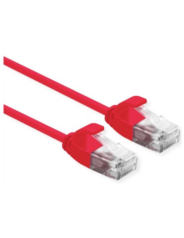 Roline 21.15.3914 Cable De Red Rojo 1,5 M Cat6a U/utp [utp] (roline Slim Ca6a Utp Cu Lszh Ethernet Cable 1.5m)