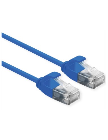 Roline 21.15.3945 Cable De Red Azul 2 M Cat6a U/utp [utp] (roline Slim Ca6a Utp Cu Lszh Ethernet Cable Blue..)